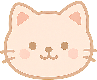 猫猫头贴纸